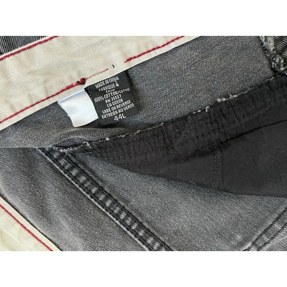 Girbaud Vintage Black Jeans Size 44L Streetwear  Faded Utility Denim Y2K Relaxed